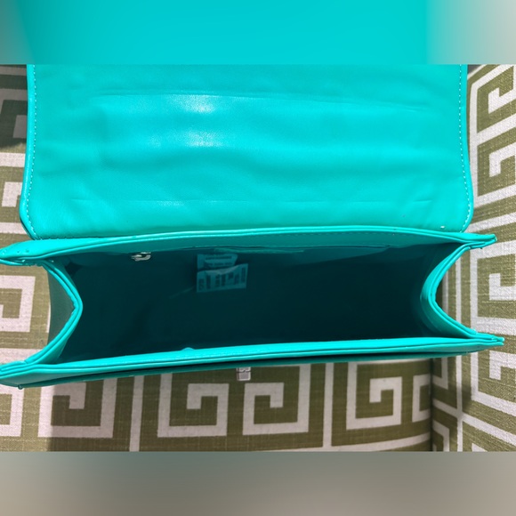 SOLD! NEW! Badgley Mischka Bombe Quilted Beaded Pearls Crossbody & Long Wallet - Picture 12 of 14